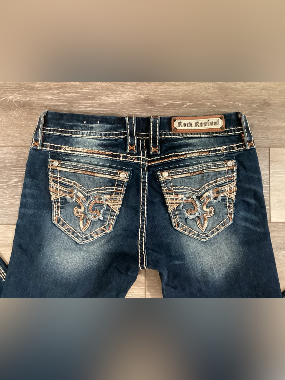 Rock Revival “Boris” Distressed Denim Jeans size 29